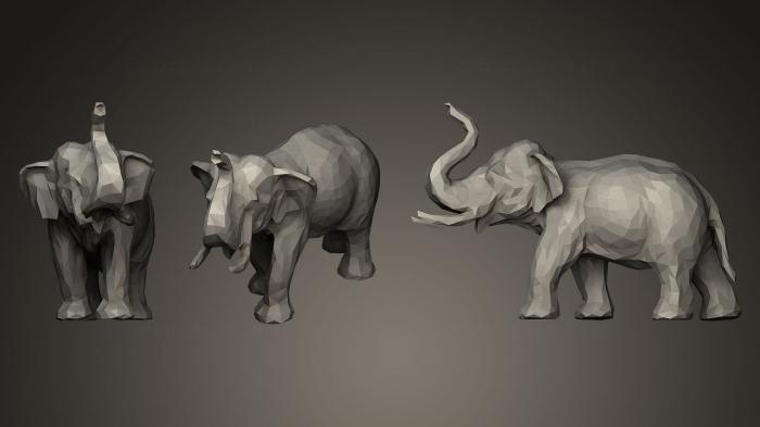 Animal figurines (STKJ_0158) 3D model for CNC machine